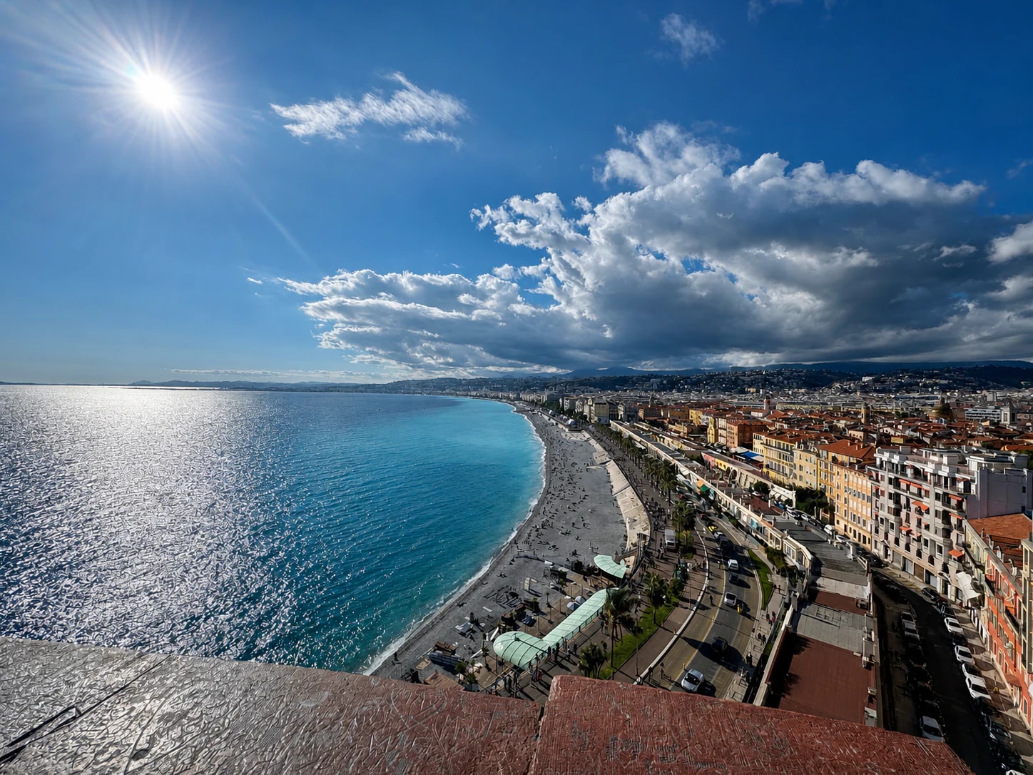 Vue : Nice — Baie des Anges